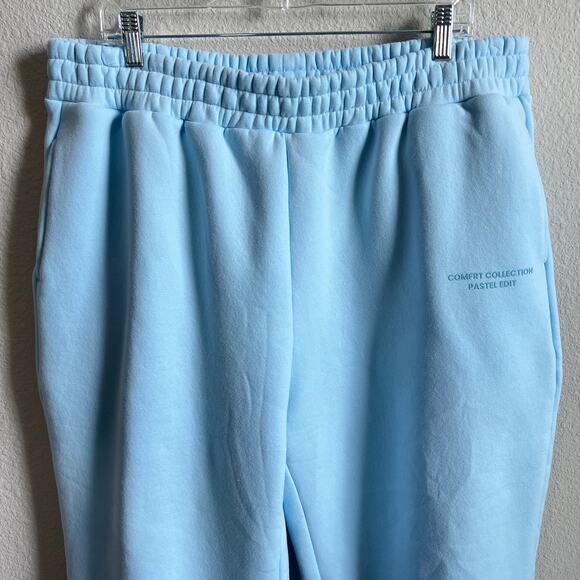 Comfrt Collection Pastel Edit Baby Blue Hoodie & Sweat Pant Set Women's 2XL - Picture 10 of 15